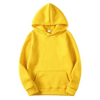 Solid Kangaroo Pocket Thermal Lined Hoodie XD21
