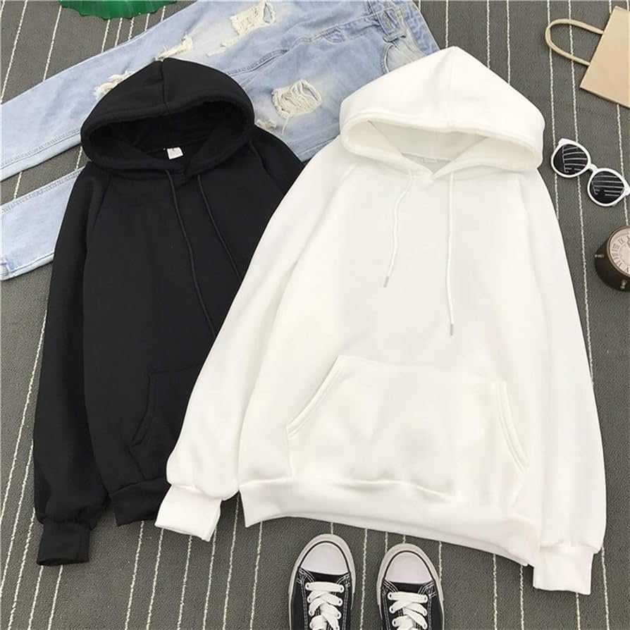 Solid Kangaroo Pocket Thermal Lined Hoodie XD21