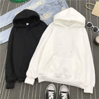 Solid Kangaroo Pocket Thermal Lined Hoodie XD21