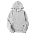 Solid Kangaroo Pocket Thermal Lined Hoodie XD21