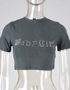 Solid Mock Neck Crop Top XD21