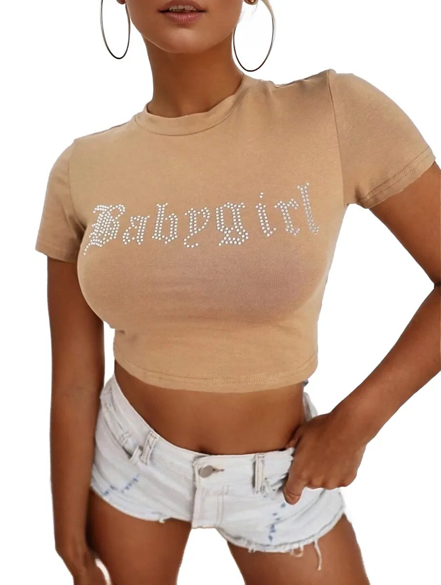Solid Mock Neck Crop Top XD21