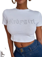 Solid Mock Neck Crop Top XD21