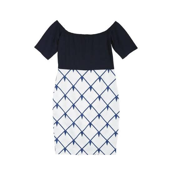 12pcs Solid Plaid Patch Work Bodycon Dress - Bundle
