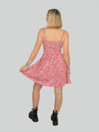 Spaghetti Strap Mini Ditsy Dress XD21