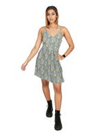 Spaghetti Strap Mini Ditsy Dress XD21