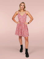 Spaghetti Strap Mini Ditsy Dress XD21
