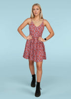 Spaghetti Strap Mini Ditsy Dress XD21