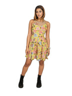 Spaghetti Strap Mini Ditsy Dress XD21