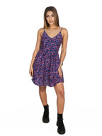 Spaghetti Strap Mini Ditsy Dress XD21