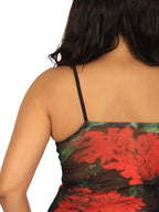 Spaghetti Strap Sheer Bodycon dress XD21