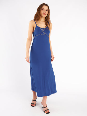Spaghetti Strap Summer Slightly Tight Dress XD21