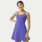 Spaghetti Strap Tennis Dress with shorts XD21