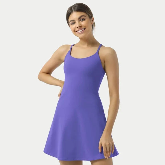 Spaghetti Strap Tennis Dress with shorts XD21