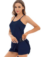 Spaghetti Strap Tennis Dress with shorts XD21