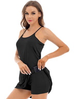 Spaghetti Strap Tennis Dress with shorts XD21