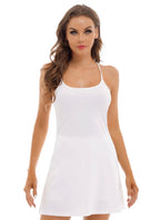Spaghetti Strap Tennis Dress with shorts XD21