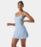 Spaghetti Strap Tennis Dress with shorts XD21