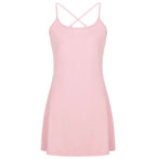 Spaghetti Strap Tennis Dress with shorts XD21