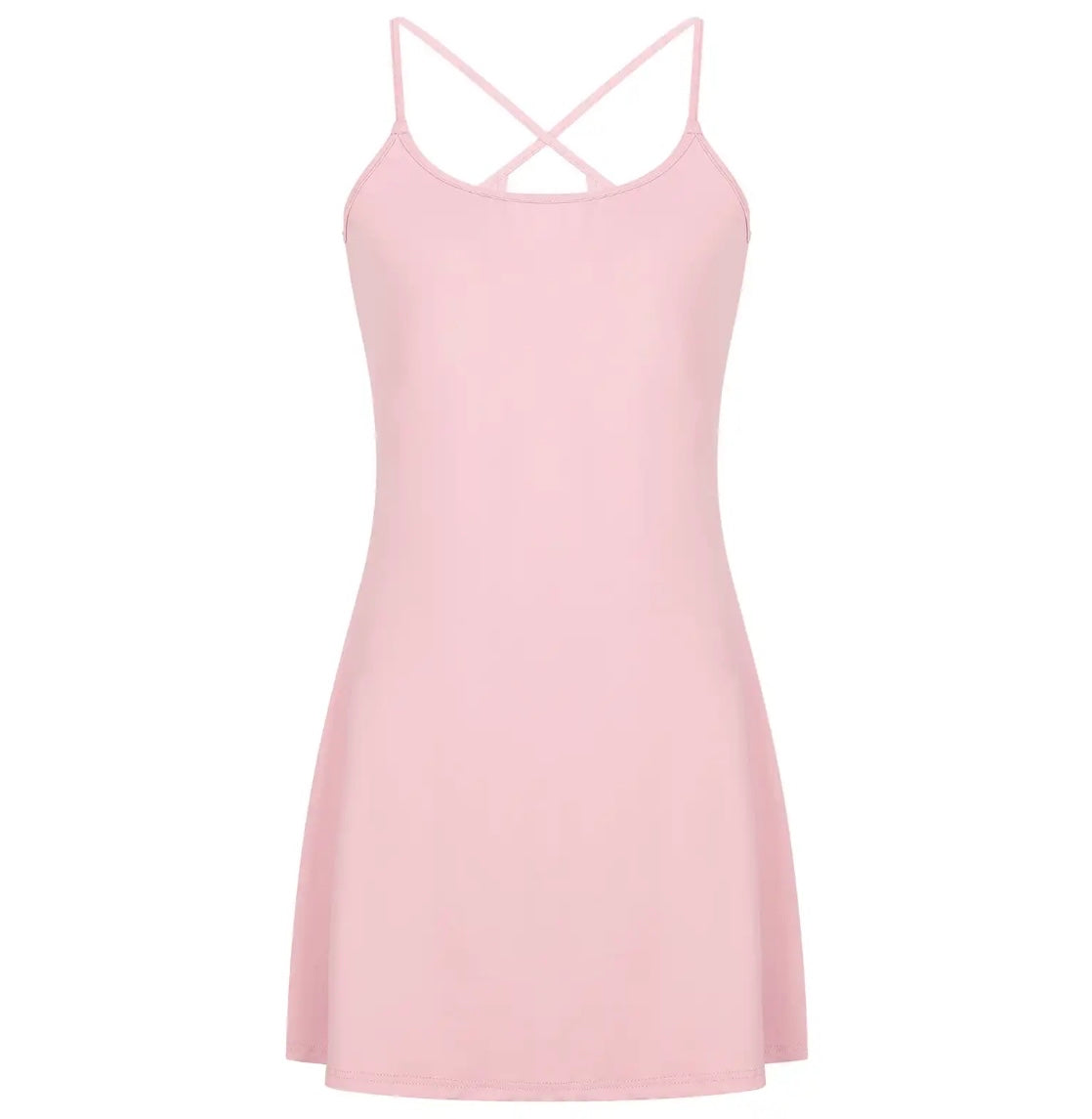 Spaghetti Strap Tennis Dress with shorts XD21