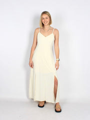 Spaghetti strap 4 slits maxi dress XD21