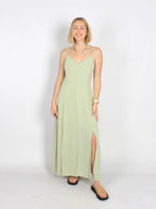 Spaghetti strap 4 slits maxi dress XD21