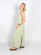 Spaghetti strap 4 slits maxi dress XD21