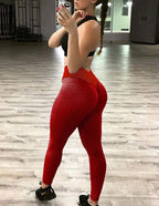 Sporty Honeycomb High-Waisted Leggings XD21