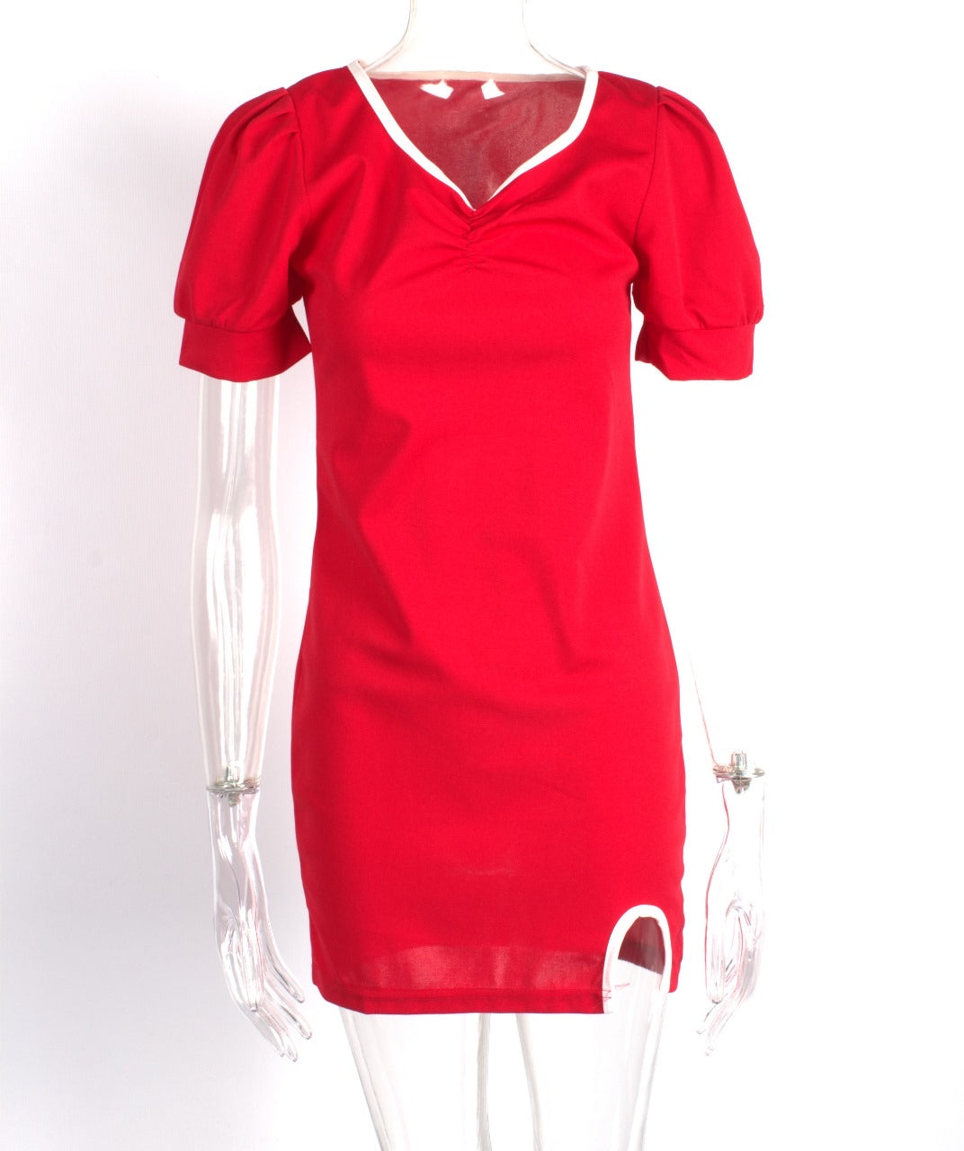 Sporty mini ruched dress XD21