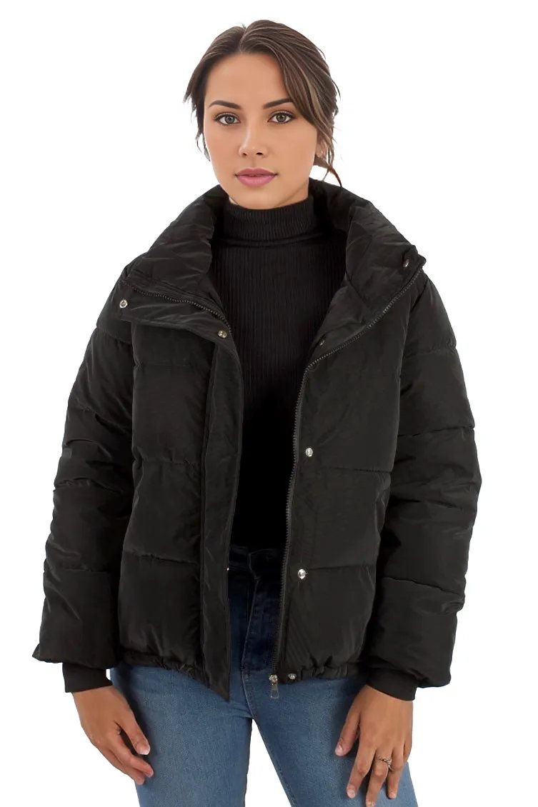 Standard Collar Short Cut Padded Jacket XD21