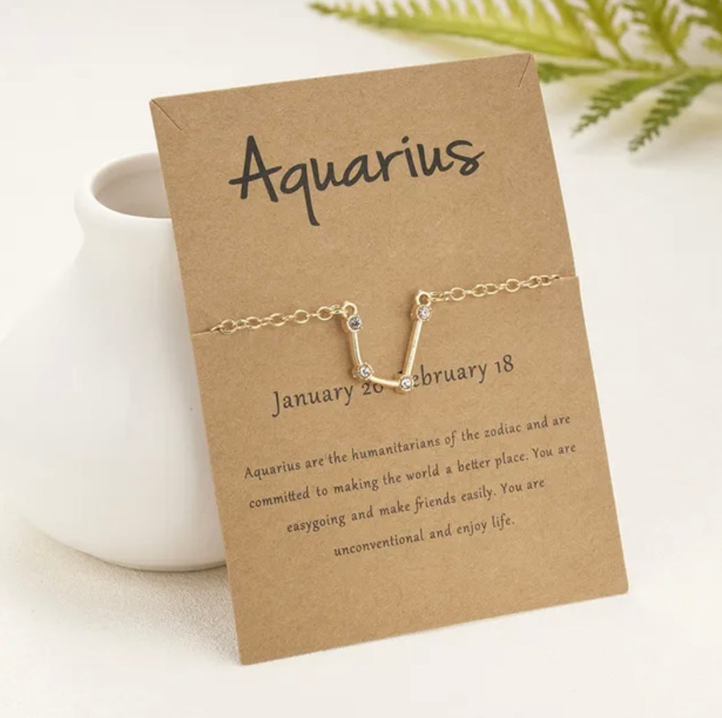 Star Sign Astronomy Necklace XD21