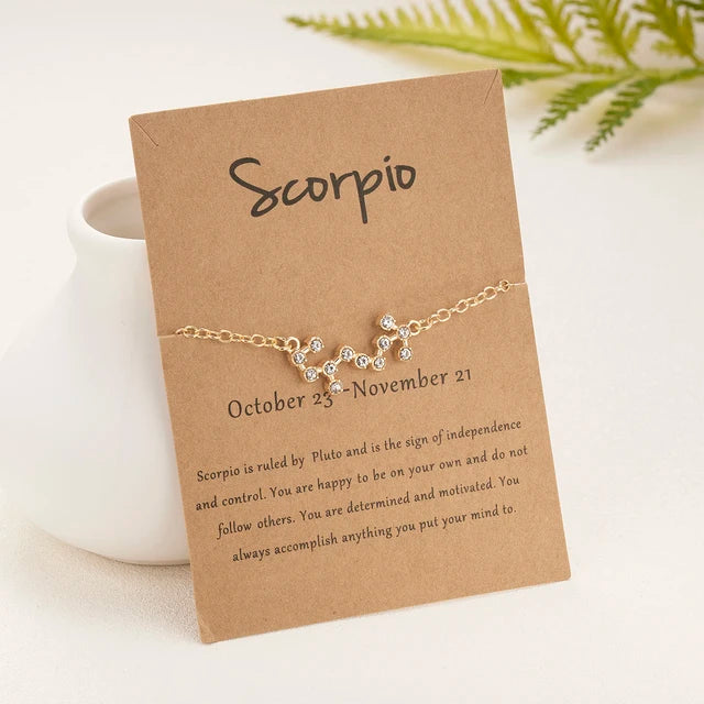 Star Sign Astronomy Necklace XD21