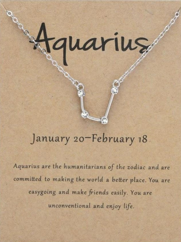 Star Sign Astronomy Necklace XD21