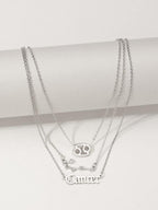 Star Sign Zodiac 3pc Necklace Set XD21