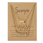 Star sign necklace set - XD21