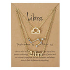 Star sign necklace set - XD21
