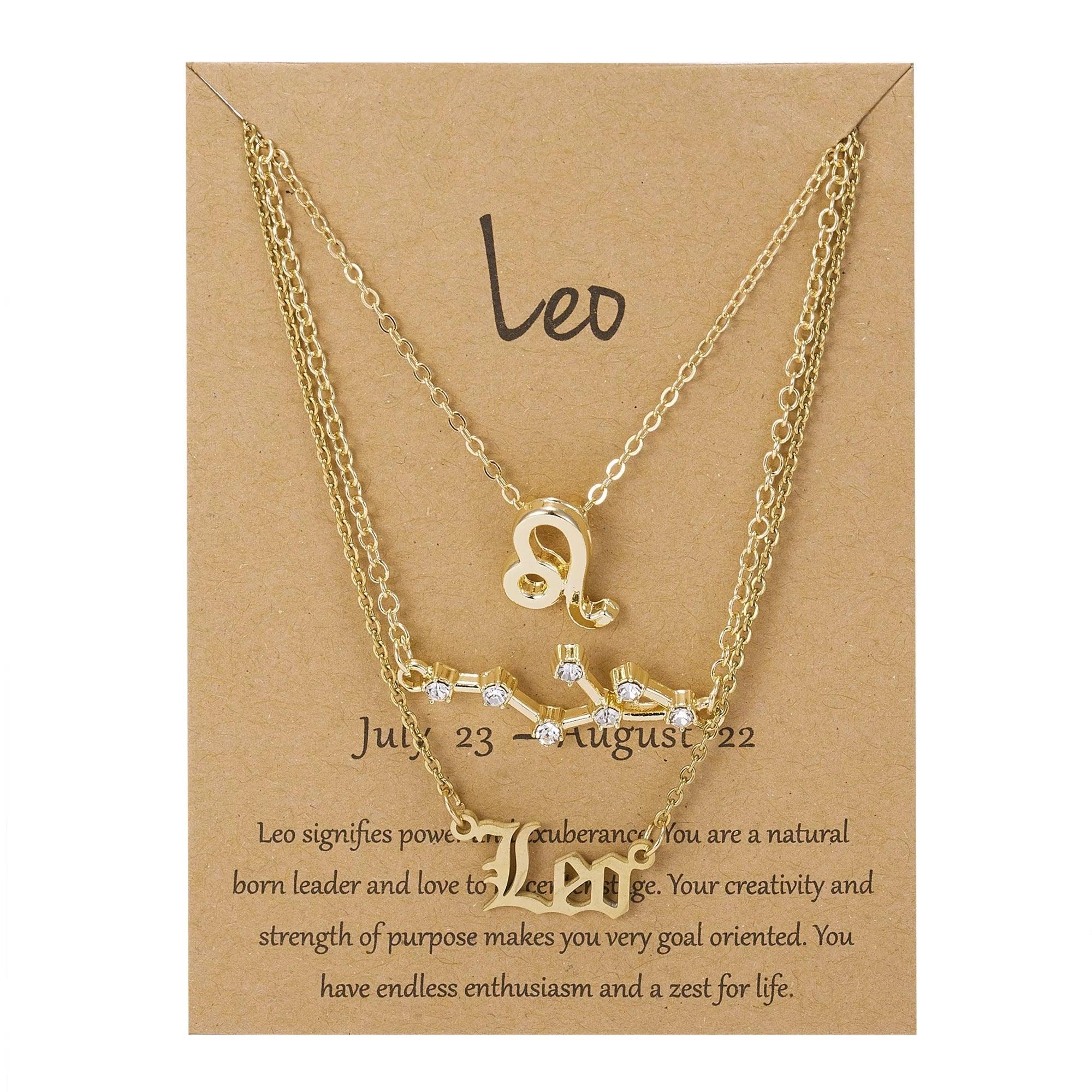 Star sign necklace set - XD21