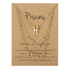 Star sign necklace set - XD21