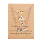 Star Sign Zodiac 3pc Necklace Set XD21