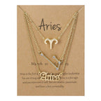 Star sign necklace set - XD21