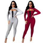 Strap High Elastic Two Piece Set XD21