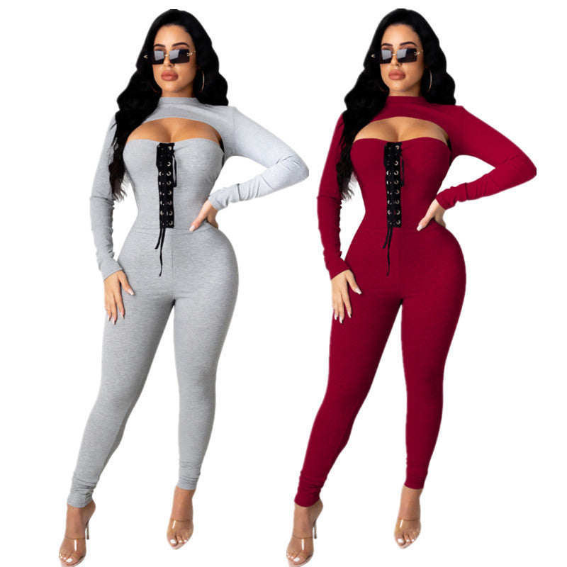 Strap High Elastic Two Piece Set XD21