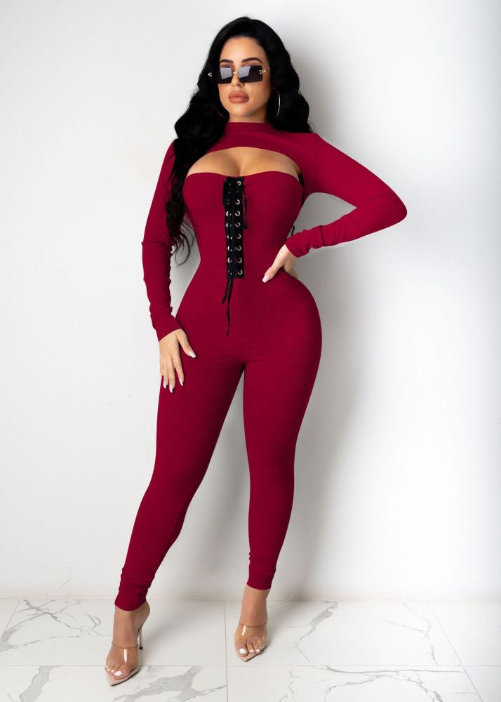 Strap High Elastic Two Piece Set XD21