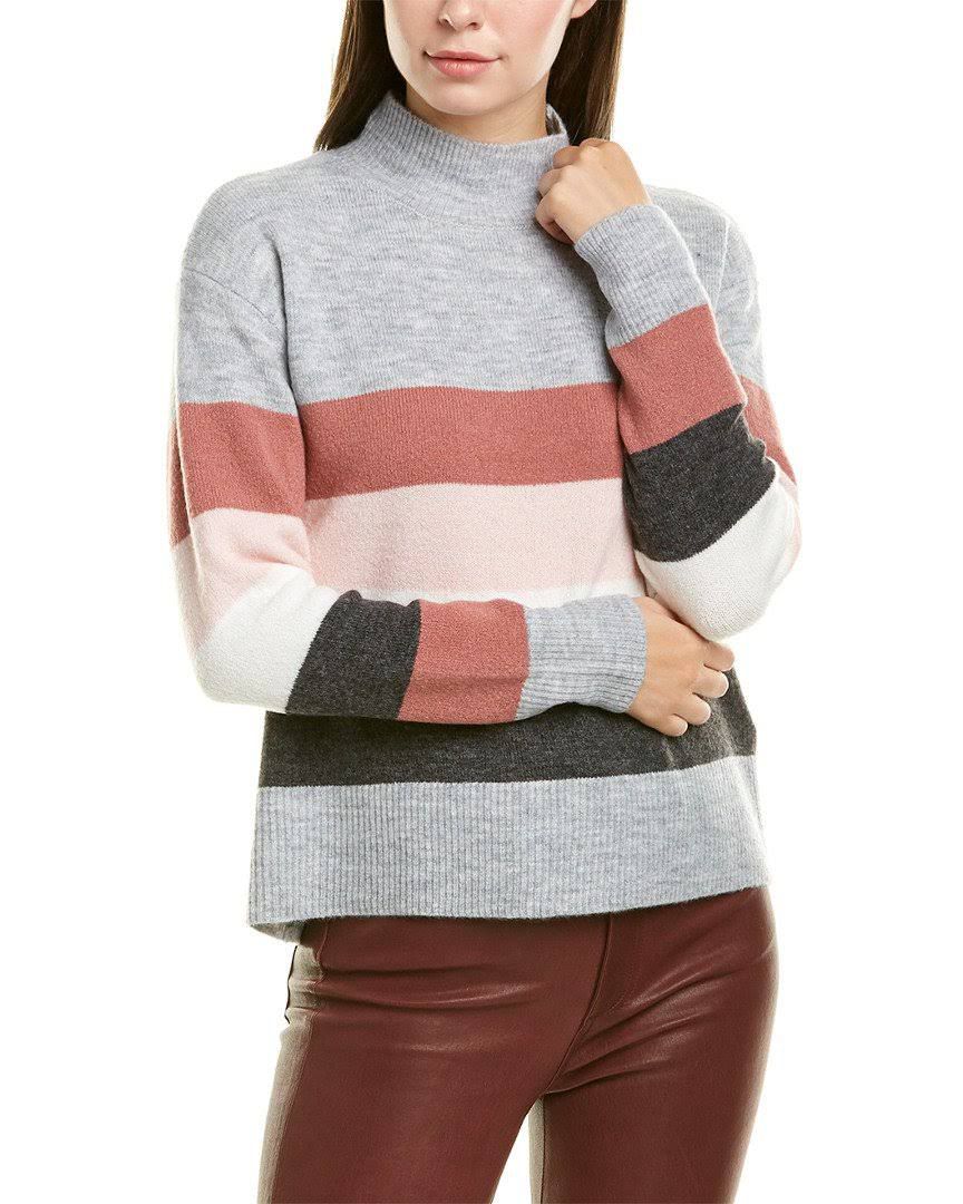 Stripe Long Sleeve Polo Neck Jersey XD21