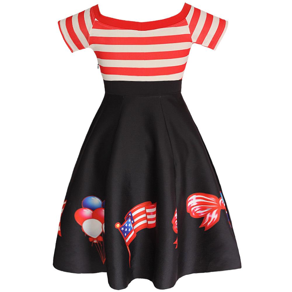 Stripe Midi Summer Dress