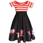 Stripe Midi Summer Dress S