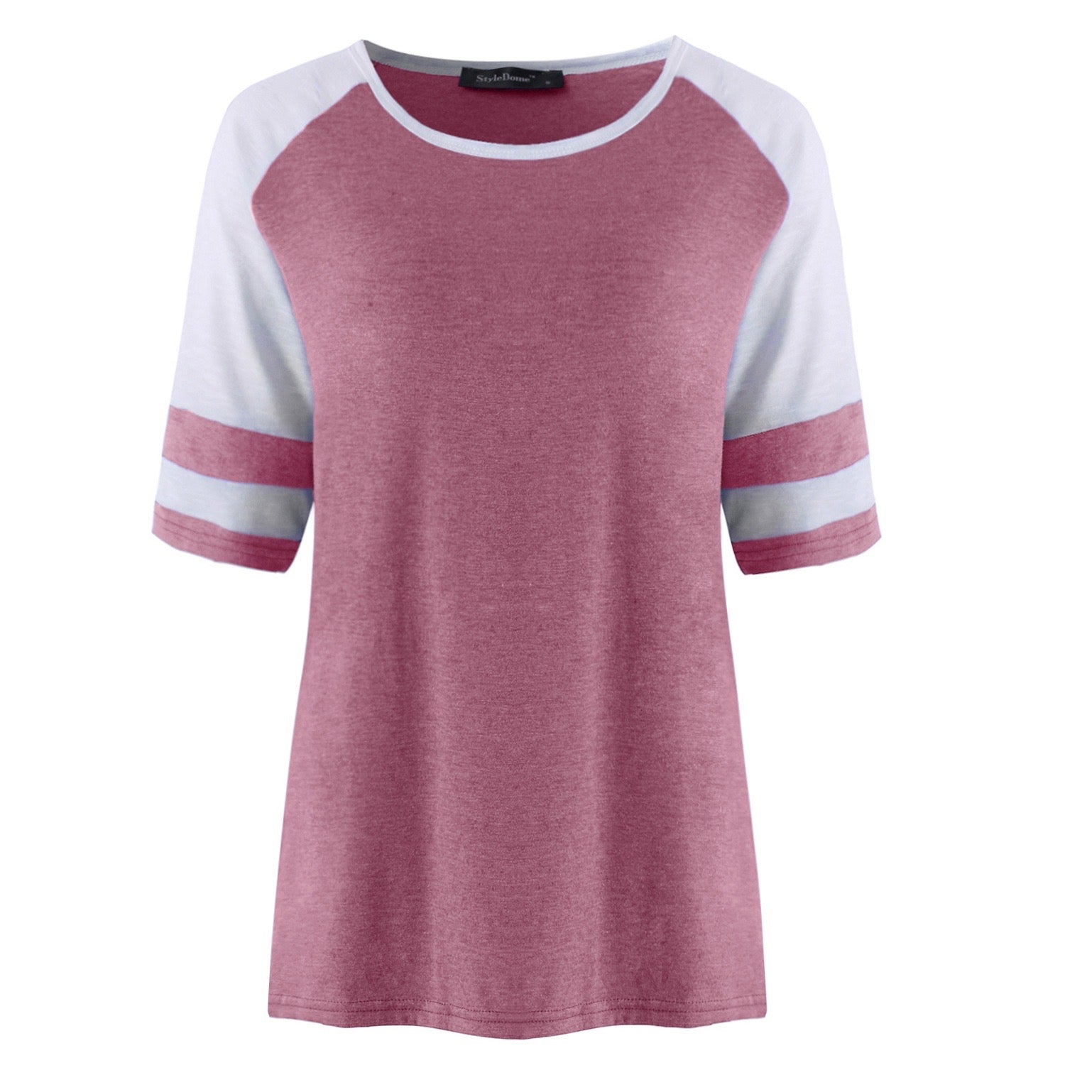 Stripe Short Sleeve Short Summer T-Shirt XD21