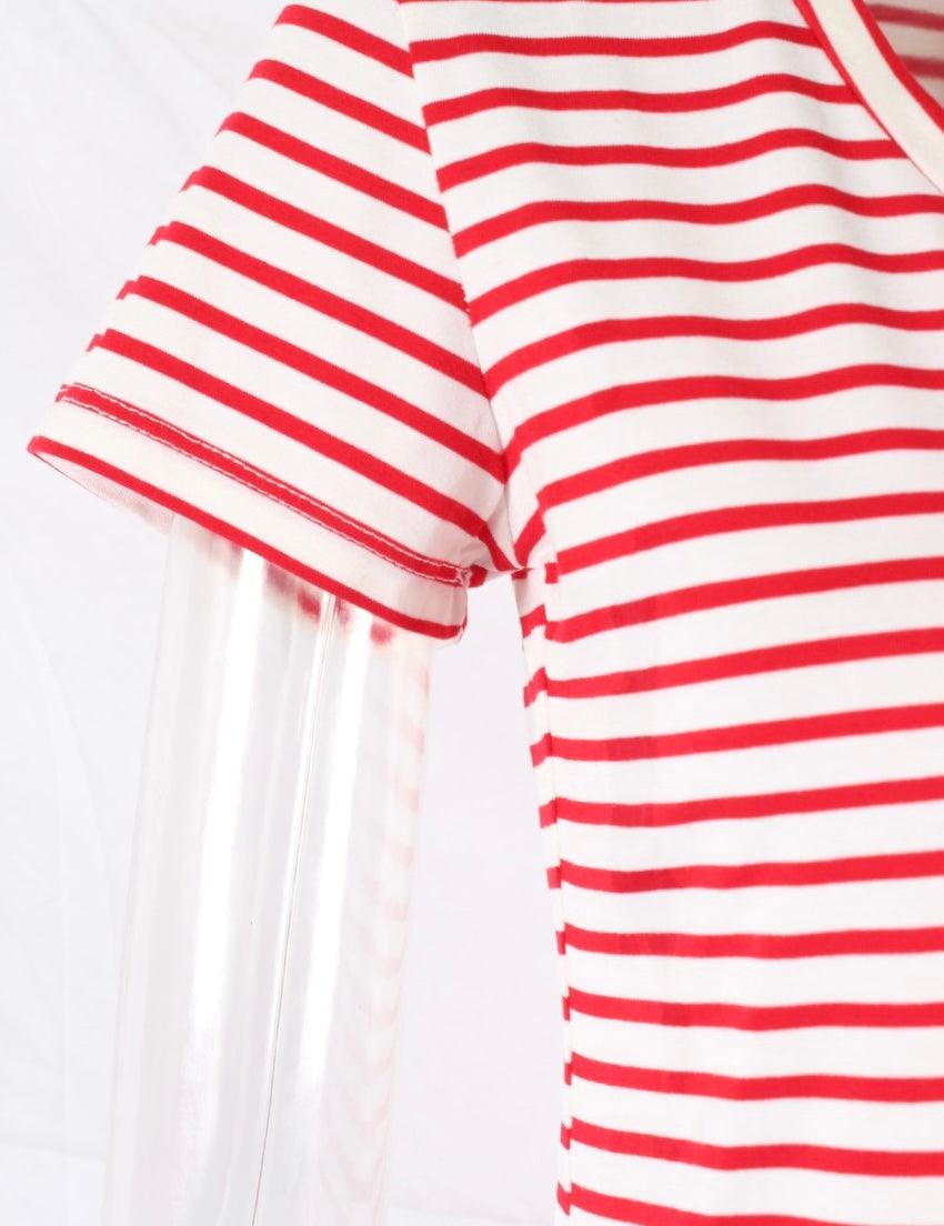 Stripe Short Sleeve T-shirt Ladybug - XD21