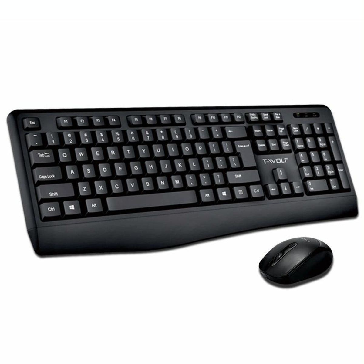 T-WOLF TF-100 2.4G Bluetooth Laptop Office Wireless Keyboard and Mouse Set XD21