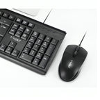 T-WOLF TF500 Keyboard and Mouse Combo USB Wired Keyboard XD21